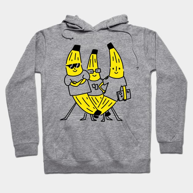 We've Gone Bananas! (color) Hoodie by ginaromoart